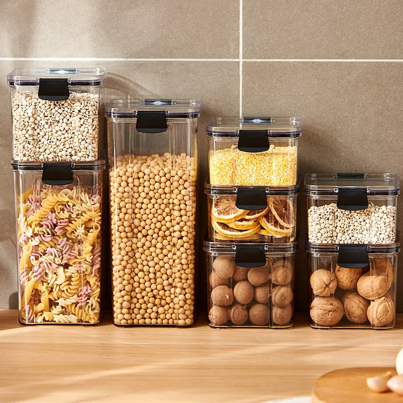 Sealed Jars Kitchen Grain Storage Organizer