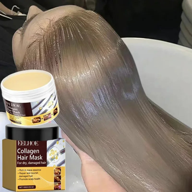 Collagen Keratin Hair Care Mask Treatment Dry Damaged Hair