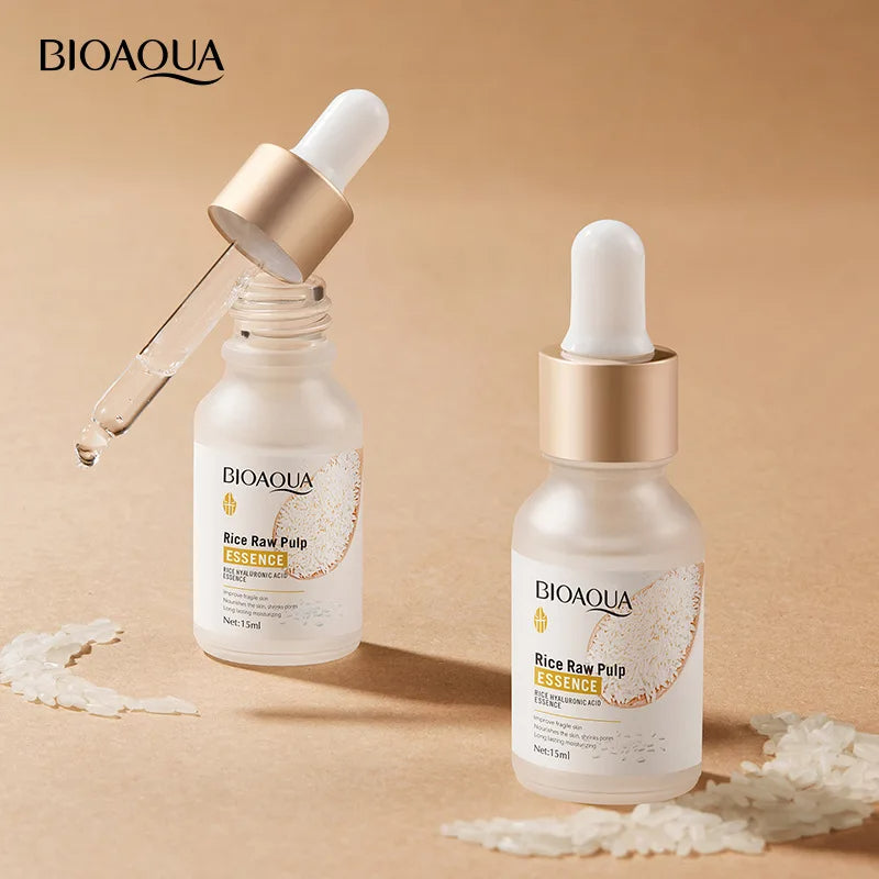 BIOAQUA Rice Face Essence Moisturizing refreshing Hyaluronic Acid facial Serum