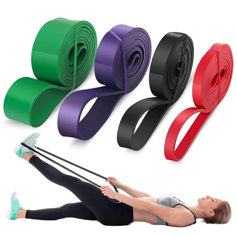 Tough Latex Resistance Band Elastic Exercise Strength Pull-Ups Auxiliary Band