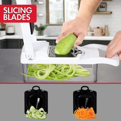 Kitchen vegetable cutter Multi-functional home vegetable cutter  14pcs