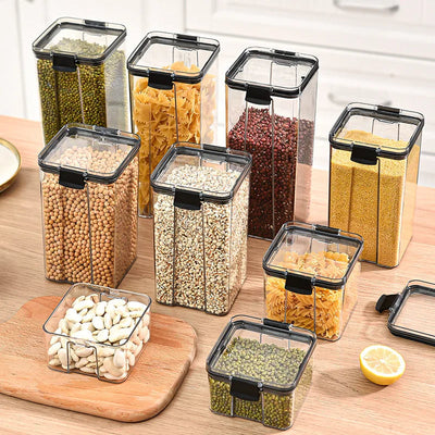 Sealed Jars Kitchen Grain Storage Organizer