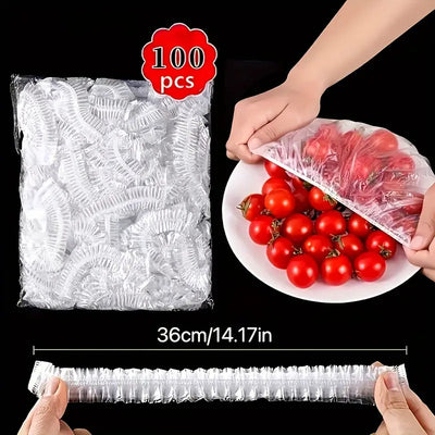 300 PCS Disposable Cling Film Cover